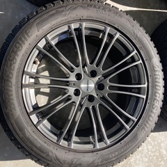 【引取限定】265/50R19 HARTGE ハルトゲ ホイール付スタッドレス バリ溝 X5 BMWの画像