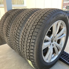 【引取限定】225/60R18 スタッドレス ホイール付 中古4...