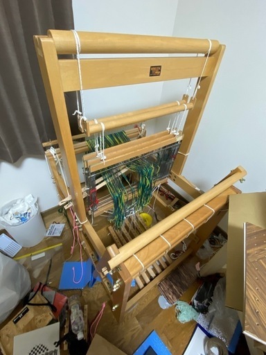 【受け渡し予定者決定済み】機織機など付属品たくさん