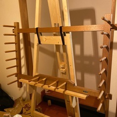 【受け渡し予定者決定済み】機織機など付属品たくさんの画像