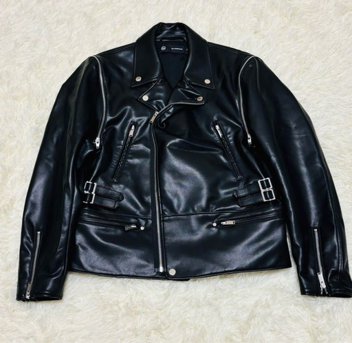 【新品未開封】GU×UNDERCOVER ダブルライダースジャケット M