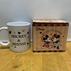 アミューズメント品ディズニーMICKEY&MINNIEマグ未使用の画像