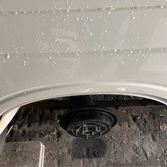 ジムニー　自作　リヤ　インナーフェンダー　雪付着予防の画像