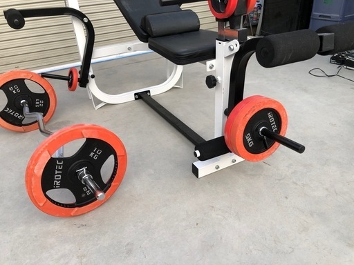 【ホームジム】BODY DESIGN ハイパーマルチベンチ ウエイト合計70kg バーベル2本付き