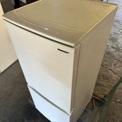 シャープ SHARP 冷蔵庫(幅48.0cm) 137L つけかえどっちもドア 2ドア ホワイト系 SJ-D14E-Wの画像