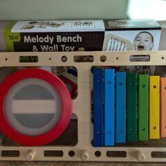※最終値下げ※メロディーベンチ & ウォールおもちゃ 12楽器　知育　木琴の画像