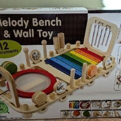 ※最終値下げ※メロディーベンチ & ウォールおもちゃ 12楽器　知育　木琴の画像