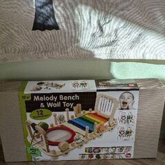 ※最終値下げ※メロディーベンチ & ウォールおもちゃ 12楽器　知育　木琴の画像