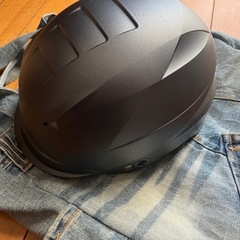 LEAD製125cc以下用バイク ハーフヘルメット・マットブラッ...