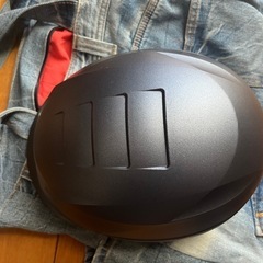 LEAD製125cc以下用バイク ハーフヘルメット・マットブラック　バッグ付きバイザー無し　非常に綺麗な状態です。の画像