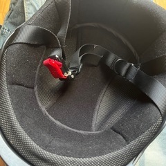 LEAD製125cc以下用バイク ハーフヘルメット・マットブラック　バッグ付きバイザー無し　非常に綺麗な状態です。の画像