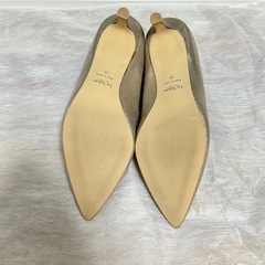 【美品】 LE TALON パンプス ポインテッド ラメの画像