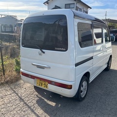 バモス　ホビオ　車検なし　天井黒に塗装の画像