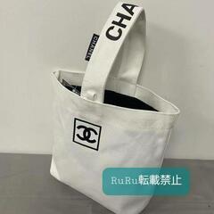 CHANEL シャネル コットン トートバッグの画像