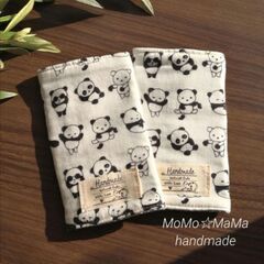 【お取引決定】かわいい♪ダブルガーゼの抱っこ紐カバー・よだれカバ...