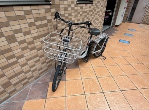 【超美品】ブリヂストン　2024年購入電動自転車　幼児二人乗り対応