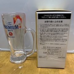 サントリーPREMIUM MALT'Sオリジナル冠雪の富士ジョッキ未使用の画像