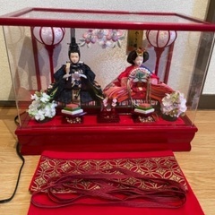 雛人形 アクリルケース  藤翁作 親王飾り ひな祭り おひなさま