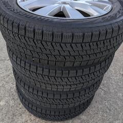 155/65R14　スズキ純正　スタッドレスアルミセット　ブリジストン　セリアル4320　7分山位の画像