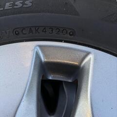 155/65R14　スズキ純正　スタッドレスアルミセット　ブリジストン　セリアル4320　7分山位の画像