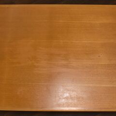 ≪zyt1763ジ≫ Tendo/天童木工 ダイニングテーブル 幅130cm 奥行80cm くさび留めストレッチャー 楔/クサビ/レトロ家具/ビンテージ家具/中古家具/宮城県仙台市 61028-01の画像