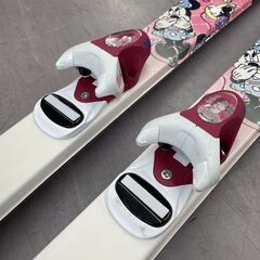 Hart ROCKER 138cm スキー３点セット スキー板 ビンディング ストック ピンク ミッキー ディズニー ハート 札幌市手稲区の画像