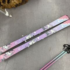 Hart ROCKER 138cm スキー３点セット スキー板 ビンディング ストック ピンク ミッキー ディズニー ハート 札幌市手稲区の画像