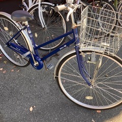 🚲27インチ🚲シティ自転車🚲ブルー🚲No.1021🚲
