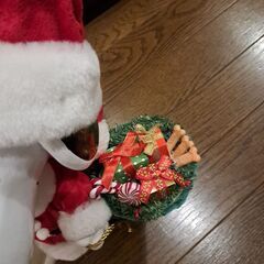 サンタスヌーピー大きめオブジェ