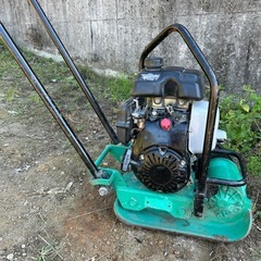 アイロンプレート　転圧機