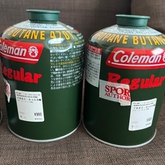 【4個セット】　コールマン ガスカートリッジ 純正LPガス燃料　Tタイプ　470g 5103A470T Colemanの画像