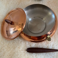 キッチン用品　銅鍋／フォンデュ鍋の画像