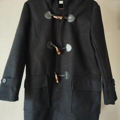 ワンコイン　ダッフルコート　ブラック　レディース
