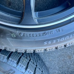 スタッドレスタイヤ ホイールセット　ゴルフ7にて使用　225/45R17の画像