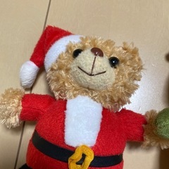 MAKS ぬいぐるみ　2個セット　クリスマス　くまの画像