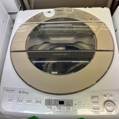 シャープ　18年　9キロ　インバーター全自動洗濯機の画像