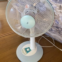 敷布団、扇風機、筋膜ローラーの画像