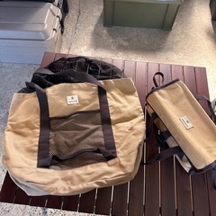 スノーピークギアバッグとツールボックス