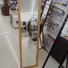 ★ジモティ割あり★ 良品計画 スタンドミラー ライトブラウン H...
