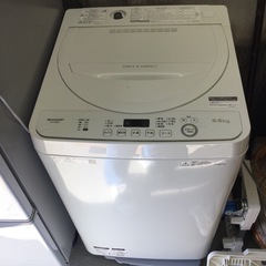 洗濯機　SHARP 5.5kg ES-GE5D 2020年製