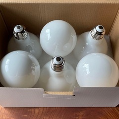 【電球6個セット】G80 億米 LED電球 4000K電球色