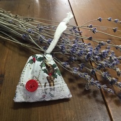 クリスマスコースター　　ハンドメイドの画像