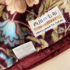 西川の毛布