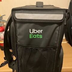 ロゴ入り配達バッグ（ブラック）の画像