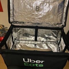 ロゴ入り配達バッグ（ブラック）の画像