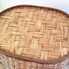 ♦️バスケット 籐カゴ 大きいサイズの画像
