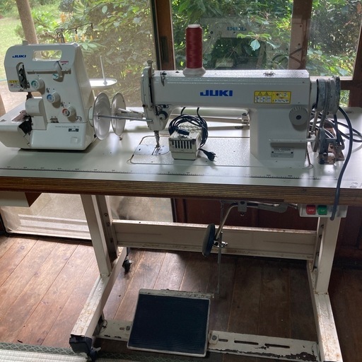 取引き中ジュウキミシン2点セット