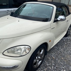 平成16年7月初期登録　クライスラーPTリミテッド内装白本革 　 カブリオレ車検済　左ハンドル車検済み！
 　 　　の画像