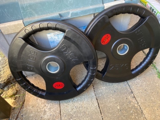オリンピックプレート　25㎏　2枚