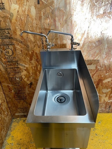 （ｓ6820）業務用 ステンレス 1槽シンク W330D600H800BD150蛇口160 一槽 1層 流し台 厨房 飲食店 直接お引